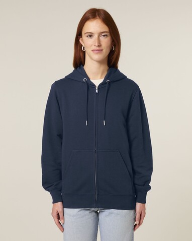 Connector 2.0 - Der Unisex-Zip-Hoodie aus French Terry - French Navy - S bedrucken, Art.-Nr. STSU207C7271S Connector 2.0 - Der Unisex-Zip-Hoodie aus French Terry - French Navy - S bedrucken, Art.-Nr. STSU207C7271S