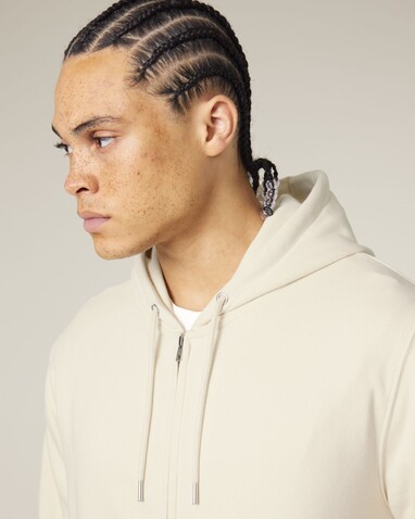 Connector 2.0 - Der Unisex-Zip-Hoodie aus French Terry - Natural Raw - XL bedrucken, Art.-Nr. STSU207C0541X Connector 2.0 - Der Unisex-Zip-Hoodie aus French Terry - Natural Raw - XL bedrucken, Art.-Nr. STSU207C0541X