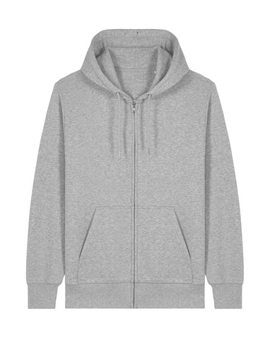 Connector 2.0 - Der Unisex-Zip-Hoodie aus French Terry - Heather Grey - XXS bedrucken, Art.-Nr. STSU207C2502S