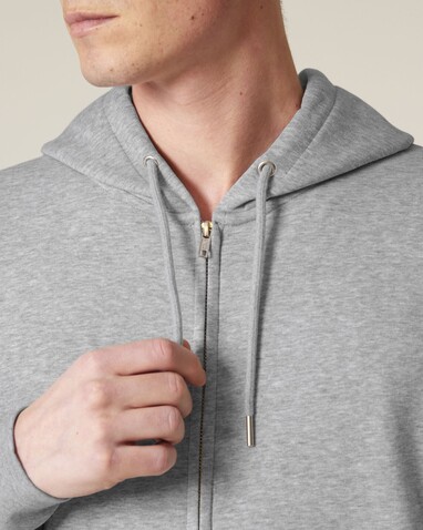 Connector 2.0 - Der Unisex-Zip-Hoodie aus French Terry - Heather Grey - L bedrucken, Art.-Nr. STSU207C2501L Connector 2.0 - Der Unisex-Zip-Hoodie aus French Terry - Heather Grey - L bedrucken, Art.-Nr. STSU207C2501L