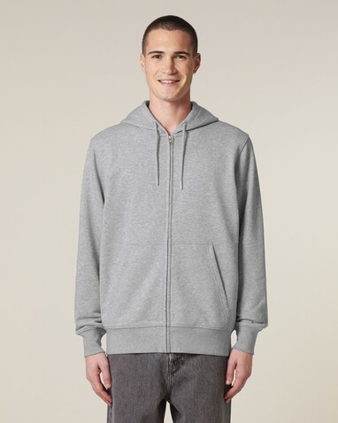 Connector 2.0 - Der Unisex-Zip-Hoodie aus French Terry - Heather Grey - 3XL bedrucken, Art.-Nr. STSU207C2503X Connector 2.0 - Der Unisex-Zip-Hoodie aus French Terry - Heather Grey - 3XL bedrucken, Art.-Nr. STSU207C2503X