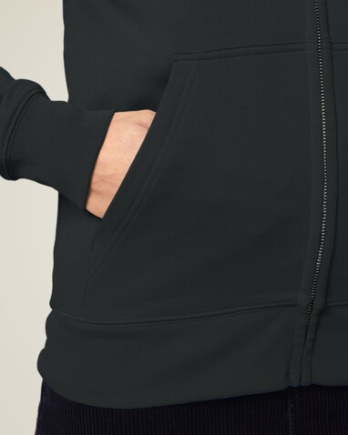 Connector 2.0 - Der Unisex-Zip-Hoodie aus French Terry - Black - L bedrucken, Art.-Nr. STSU207C0021L Connector 2.0 - Der Unisex-Zip-Hoodie aus French Terry - Black - L bedrucken, Art.-Nr. STSU207C0021L