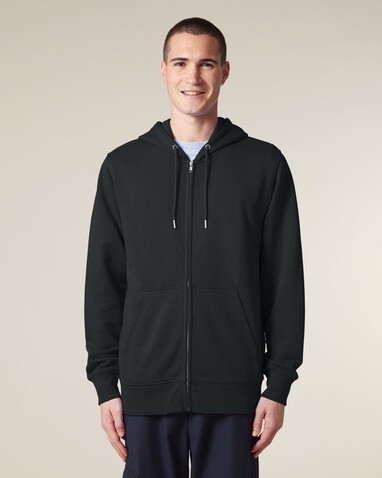 Connector 2.0 - Der Unisex-Zip-Hoodie aus French Terry - Black - 3XL bedrucken, Art.-Nr. STSU207C0023X Connector 2.0 - Der Unisex-Zip-Hoodie aus French Terry - Black - 3XL bedrucken, Art.-Nr. STSU207C0023X