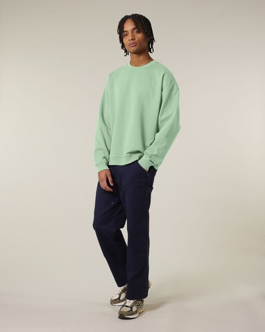 Radder 2.0 - Das Oversized Rundhals-Unisex-Sweatshirt - Misty Jade - XXS bedrucken, Art.-Nr. STSU208C7352S Radder 2.0 - Das Oversized Rundhals-Unisex-Sweatshirt - Misty Jade - XXS bedrucken, Art.-Nr. STSU208C7352S