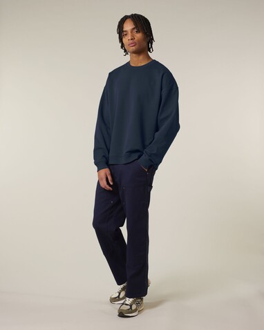 Radder 2.0 - Das Oversized Rundhals-Unisex-Sweatshirt - French Navy - M bedrucken, Art.-Nr. STSU208C7271M Radder 2.0 - Das Oversized Rundhals-Unisex-Sweatshirt - French Navy - M bedrucken, Art.-Nr. STSU208C7271M
