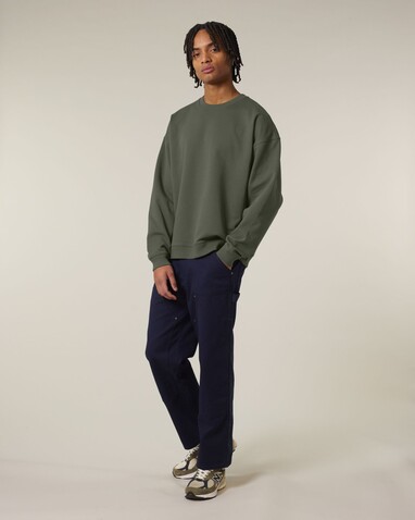 Radder 2.0 - Das Oversized Rundhals-Unisex-Sweatshirt - Khaki - XS bedrucken, Art.-Nr. STSU208C223XS Radder 2.0 - Das Oversized Rundhals-Unisex-Sweatshirt - Khaki - XS bedrucken, Art.-Nr. STSU208C223XS