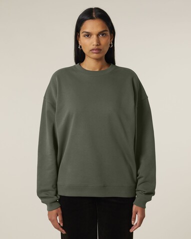 Radder 2.0 - Das Oversized Rundhals-Unisex-Sweatshirt - Khaki - S bedrucken, Art.-Nr. STSU208C2231S Radder 2.0 - Das Oversized Rundhals-Unisex-Sweatshirt - Khaki - S bedrucken, Art.-Nr. STSU208C2231S