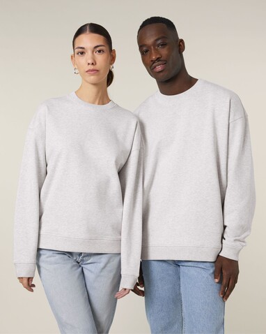 Radder 2.0 - Das Oversized Rundhals-Unisex-Sweatshirt - Cool Heather Grey - 3XL bedrucken, Art.-Nr. STSU208C1463X Radder 2.0 - Das Oversized Rundhals-Unisex-Sweatshirt - Cool Heather Grey - 3XL bedrucken, Art.-Nr. STSU208C1463X