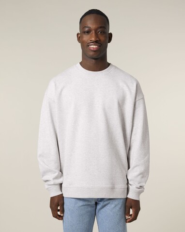 Radder 2.0 - Das Oversized Rundhals-Unisex-Sweatshirt - Cool Heather Grey - S bedrucken, Art.-Nr. STSU208C1461S Radder 2.0 - Das Oversized Rundhals-Unisex-Sweatshirt - Cool Heather Grey - S bedrucken, Art.-Nr. STSU208C1461S