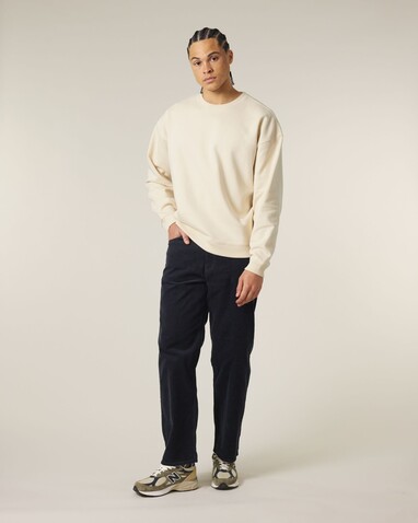 Radder 2.0 - Das Oversized Rundhals-Unisex-Sweatshirt - Natural Raw - XXL bedrucken, Art.-Nr. STSU208C0542X
