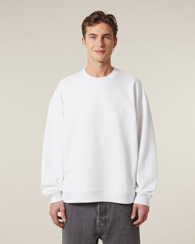 Radder 2.0 - Das Oversized Rundhals-Unisex-Sweatshirt - White - 3XL bedrucken, Art.-Nr. STSU208C0013X Radder 2.0 - Das Oversized Rundhals-Unisex-Sweatshirt - White - 3XL bedrucken, Art.-Nr. STSU208C0013X