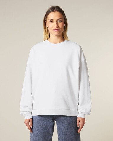 Radder 2.0 - Das Oversized Rundhals-Unisex-Sweatshirt - White - XXS bedrucken, Art.-Nr. STSU208C0012S Radder 2.0 - Das Oversized Rundhals-Unisex-Sweatshirt - White - XXS bedrucken, Art.-Nr. STSU208C0012S