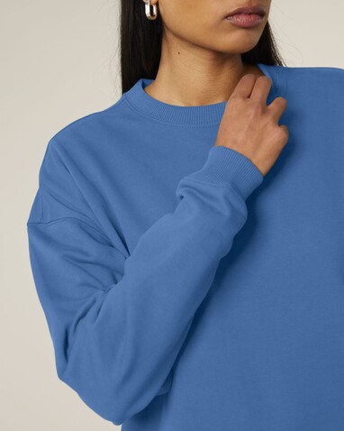 Radder 2.0 - Das Oversized Rundhals-Unisex-Sweatshirt - Mindful Blue - L bedrucken, Art.-Nr. STSU208C7291L