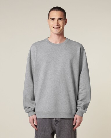 Radder 2.0 - Das Oversized Rundhals-Unisex-Sweatshirt - Heather Grey - XS bedrucken, Art.-Nr. STSU208C250XS Radder 2.0 - Das Oversized Rundhals-Unisex-Sweatshirt - Heather Grey - XS bedrucken, Art.-Nr. STSU208C250XS