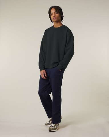 Radder 2.0 - Das Oversized Rundhals-Unisex-Sweatshirt - Black - M bedrucken, Art.-Nr. STSU208C0021M Radder 2.0 - Das Oversized Rundhals-Unisex-Sweatshirt - Black - M bedrucken, Art.-Nr. STSU208C0021M