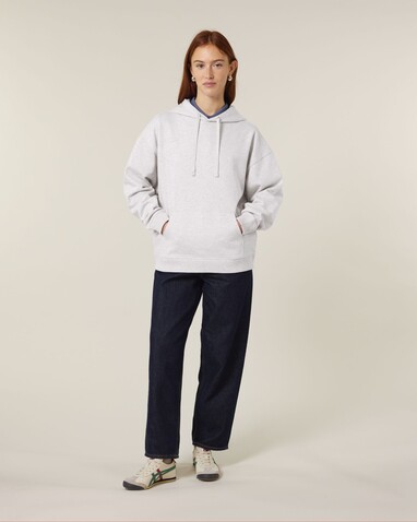 Slammer 2.0 - Der Oversized Unisex-Hoodie - Cool Heather Grey - S bedrucken, Art.-Nr. STSU209C1461S