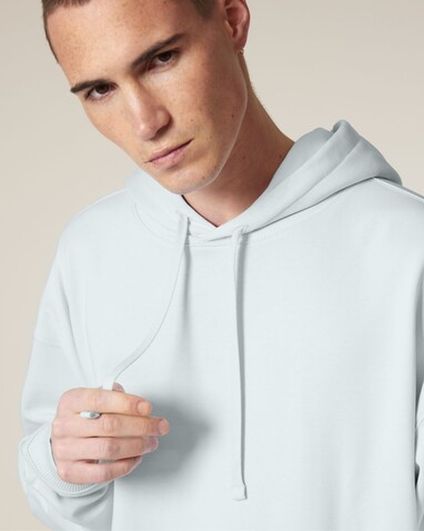 Slammer 2.0 - Der Oversized Unisex-Hoodie - Blue Ice - M bedrucken, Art.-Nr. STSU209C7281M