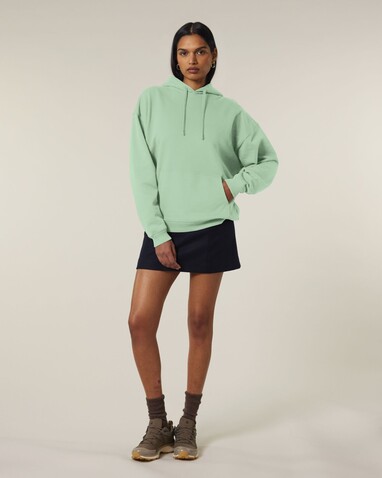 Slammer 2.0 - Der Oversized Unisex-Hoodie - Misty Jade - XXL bedrucken, Art.-Nr. STSU209C7352X
