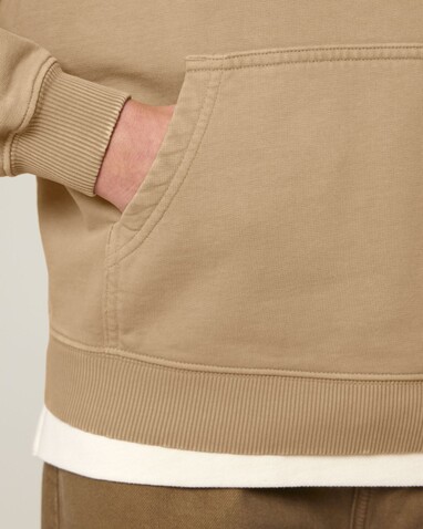 Slammer 2.0 vintage - Der Oversized Garment-Dyed Unisex-Hoodie - G. Dyed Latte - 3XL bedrucken, Art.-Nr. STSU211C7333X