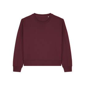 Stella Alma - Damen-Crewneck-Sweatshirt - Burgundy - XXL bedrucken, Art.-Nr. STSW212C2442X