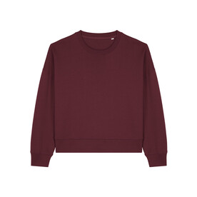 Stella Alma - Damen-Crewneck-Sweatshirt - Burgundy - XXL bedrucken, Art.-Nr. STSW212C2442X
