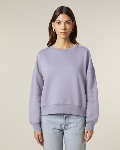 Stella Alma - Das Iconic Damen-Rundhals-Sweatshirt - Lavender - XL bedrucken, Art.-Nr. STSW212C0631X