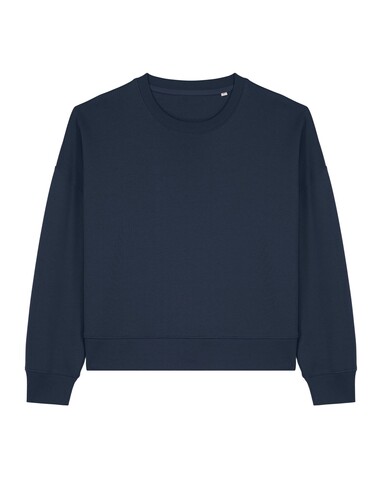 Stella Alma - Das Iconic Damen-Rundhals-Sweatshirt - French Navy - S bedrucken, Art.-Nr. STSW212C7271S