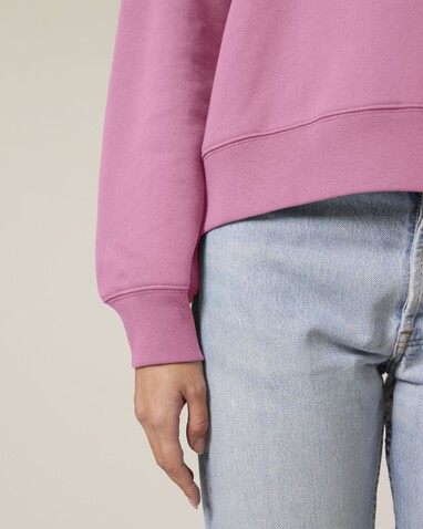 Stella Alma - Das Iconic Damen-Rundhals-Sweatshirt - Bubble Pink - L bedrucken, Art.-Nr. STSW212C1291L