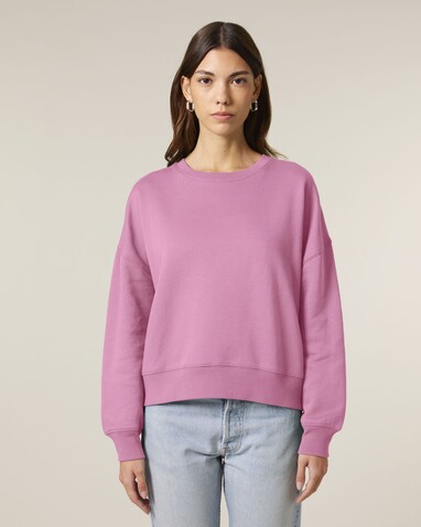 Stella Alma - Das Iconic Damen-Rundhals-Sweatshirt - Bubble Pink - XXL bedrucken, Art.-Nr. STSW212C1292X