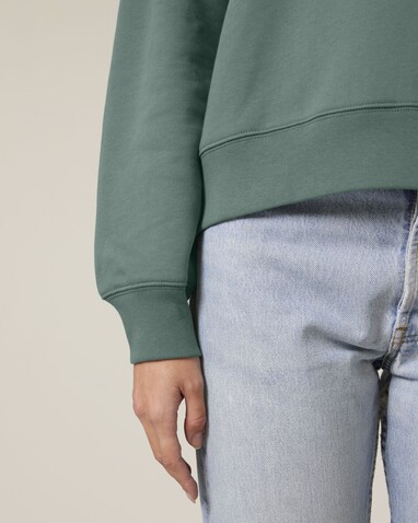 Stella Alma - Das Iconic Damen-Rundhals-Sweatshirt - Green Bay - XXL bedrucken, Art.-Nr. STSW212C1442X