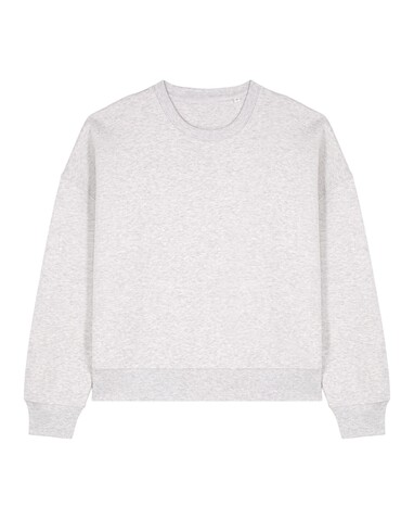 Stella Alma - Das Iconic Damen-Rundhals-Sweatshirt - Cool Heather Grey - XS bedrucken, Art.-Nr. STSW212C146XS