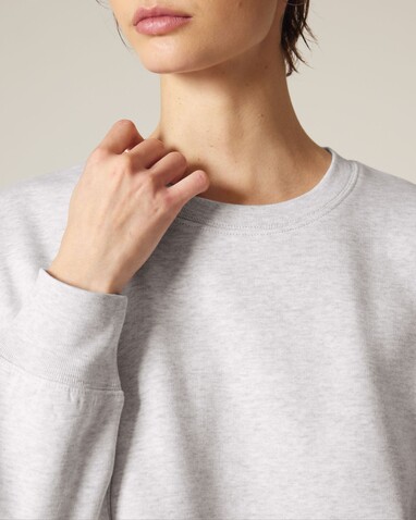 Stella Alma - Das Iconic Damen-Rundhals-Sweatshirt - Cool Heather Grey - XL bedrucken, Art.-Nr. STSW212C1461X