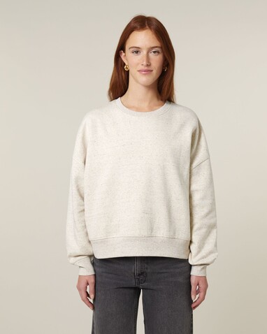 Stella Alma - Das Iconic Damen-Rundhals-Sweatshirt - Eco Heather - XS bedrucken, Art.-Nr. STSW212C147XS