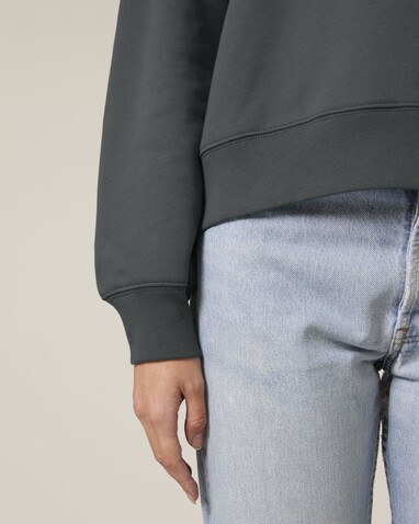 Stella Alma - Das Iconic Damen-Rundhals-Sweatshirt - Anthracite - XXL bedrucken, Art.-Nr. STSW212C2532X