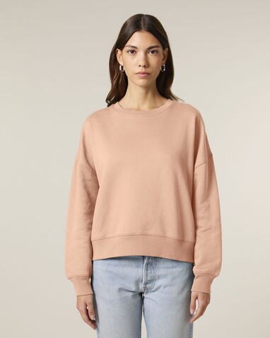 Stella Alma - Das Iconic Damen-Rundhals-Sweatshirt - Fraiche Peche - XL bedrucken, Art.-Nr. STSW212C1011X