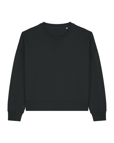 Stella Alma - Das Iconic Damen-Rundhals-Sweatshirt - Black - M bedrucken, Art.-Nr. STSW212C0021M