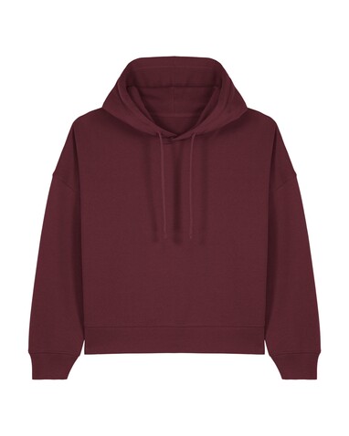 Stella Nora - Der Iconic Damen-Hoodie - Burgundy - L bedrucken, Art.-Nr. STSW213C2441L