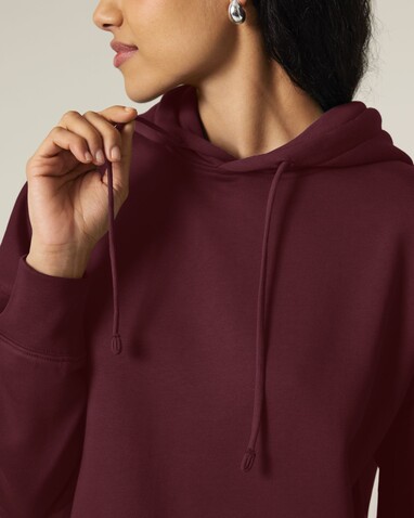 Stella Nora - Der Iconic Damen-Hoodie - Burgundy - XS bedrucken, Art.-Nr. STSW213C244XS