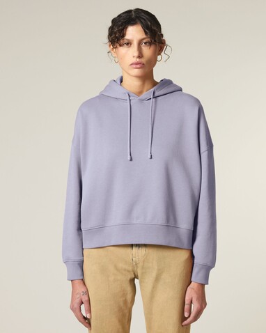 Stella Nora - Der Iconic Damen-Hoodie - Lavender - M bedrucken, Art.-Nr. STSW213C0631M