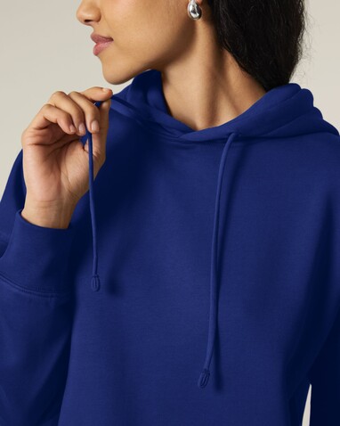 Stella Nora - Der Iconic Damen-Hoodie - Worker Blue - S bedrucken, Art.-Nr. STSW213C0881S