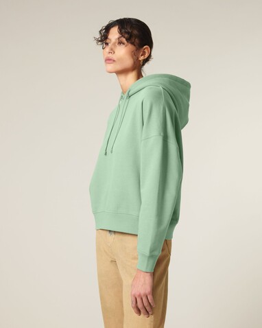 Stella Nora - Der Iconic Damen-Hoodie - Misty Jade - L bedrucken, Art.-Nr. STSW213C7351L