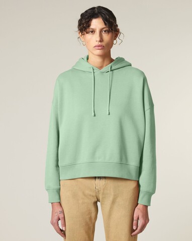 Stella Nora - Der Iconic Damen-Hoodie - Misty Jade - XL bedrucken, Art.-Nr. STSW213C7351X