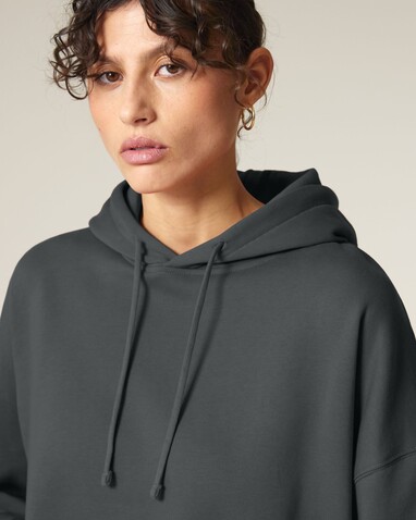 Stella Nora - Der Iconic Damen-Hoodie - Anthracite - M bedrucken, Art.-Nr. STSW213C2531M