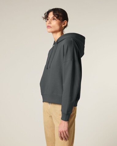 Stella Nora - Der Iconic Damen-Hoodie - Anthracite - XXL bedrucken, Art.-Nr. STSW213C2532X