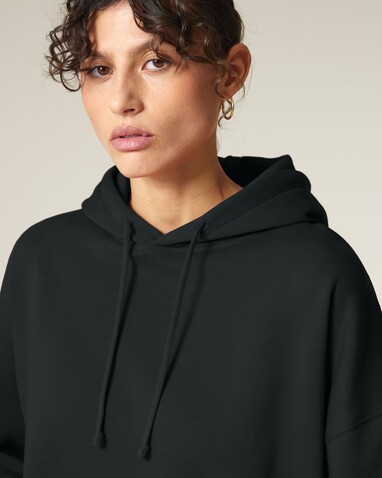 Stella Nora - Der Iconic Damen-Hoodie - Black - S bedrucken, Art.-Nr. STSW213C0021S