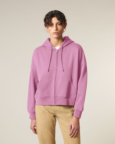 Stella Ida - Der Iconic Damen-Zip-Hoodie - Bubble Pink - L bedrucken, Art.-Nr. STSW214C1291L