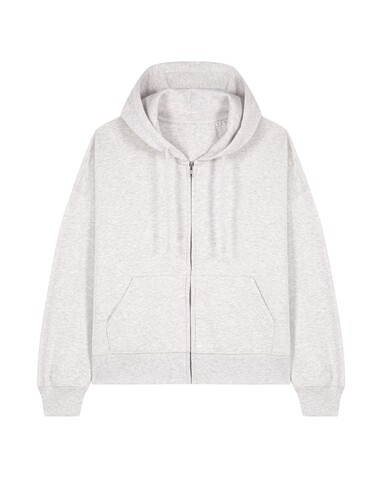 Stella Ida - Der Iconic Damen-Zip-Hoodie - Cool Heather Grey - XS bedrucken, Art.-Nr. STSW214C146XS