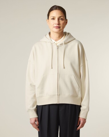 Stella Ida - Der Iconic Damen-Zip-Hoodie - Natural Raw - XS bedrucken, Art.-Nr. STSW214C054XS