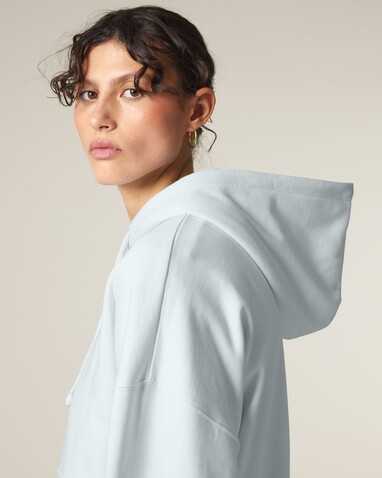 Stella Ida - Der Iconic Damen-Zip-Hoodie - Blue Ice - M bedrucken, Art.-Nr. STSW214C7281M