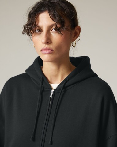 Stella Ida - Der Iconic Damen-Zip-Hoodie - Black - XL bedrucken, Art.-Nr. STSW214C0021X